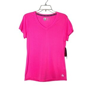 RBX Pink V-Neck Women's Top Size Medium (7-1)